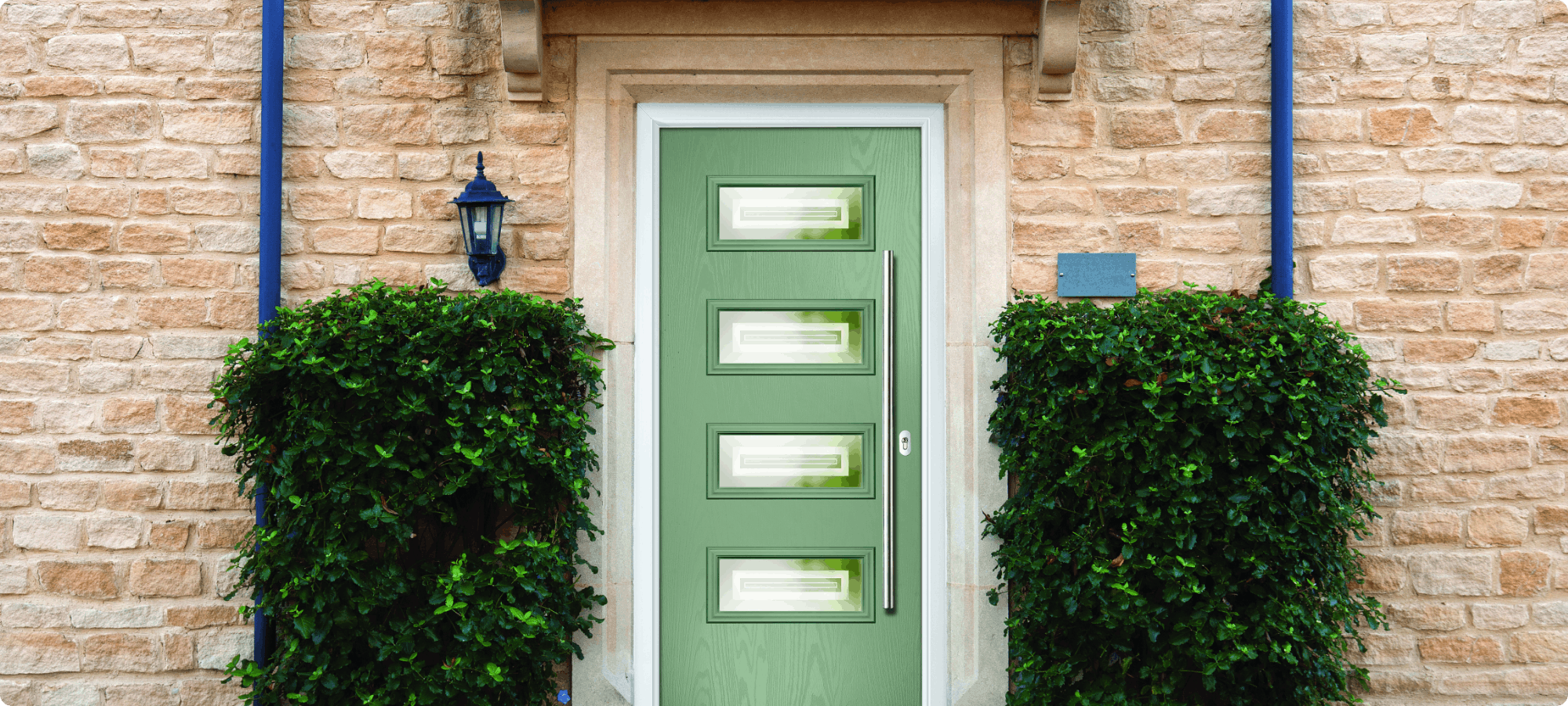 composite door thames paradise green